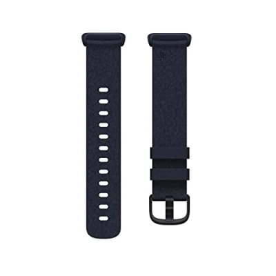 Abbildung von Fitbit Unisex Adult Charge 5,Vegan Leather Band,Indigo,Large Activity Tracker Accessory