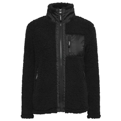 Abbildung von Oxmo Ellin Fleecejacke, Damen, Größe: Large, Black