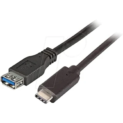 Abbildung von EFB USB3.2 Adapterkabel Typ C Stecker auf A Buchse 0,2m