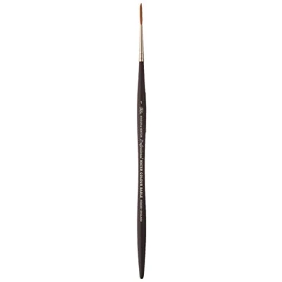 Abbildung von Winsor &amp; Newton 5069001 Professional Sable Aquarell Pinsel aus Kolinski Marderhaar für ausgezeichnete Farbtragekapazität, Sprungkraft, Punktgenauigkeit Schlepper Nr. 1 1,5 mm kurzer Stiel