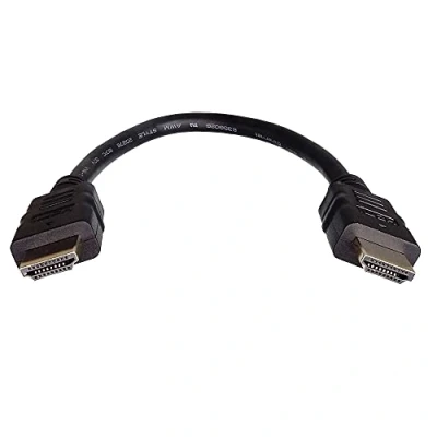 Abbildung von shortix Premium HDMI Kabel. A Stecker auf Stecker. 25cm