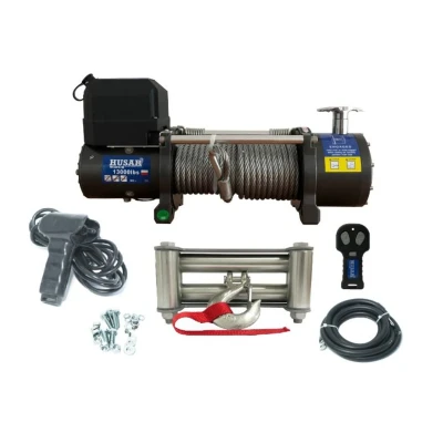 Abbildung von Seilwinde für Lafetten und Sonderfahrzeuge HUSAR WINCH BSTS13000LBS12V