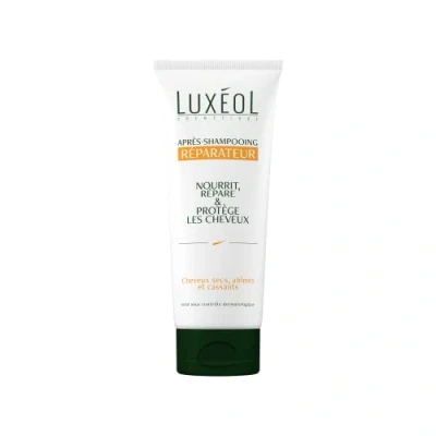 Abbildung von LUXÉOL Repairing Conditioner Nutrition &amp; Schutz Begrenzt Spliss Pflege für trockenes und geschädigtes sprödes Haar 98% Inhaltsstoffe natürlichen Ursprungs