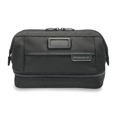 Abbildung von Briggs &amp; Riley Baseline Toilettenartikel, Schwarz, 10 Inch Duo Essential Toiletry Kit, Toilettenartikel