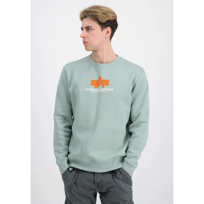 Abbildung von Alpha Industries Sweatshirt, Herren, Größe: Large, Dusty green