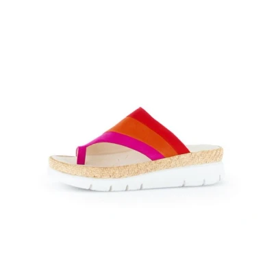 Abbildung von Gabor Zehentrenner, Damen, Größe: 36, Pink/pumpkin/fire Schuhe
