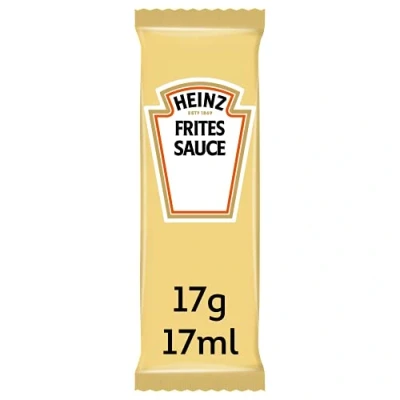 Abbildung von Heinz Frites Sauce, Portionsbeutel, 100er Pack (100 x 17 ml)