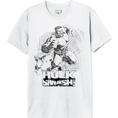 Abbildung von Marvel Herren Mehulkcts081 T Shirt, weiß, S