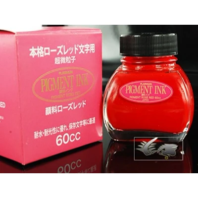 Abbildung von Platinum Tintenfass Pigment 60ML Rose Red Kostenlose Gravur