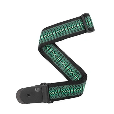 Abbildung von D&#039;Addario T20W1422 Planet Waves Monterey Gitarrengurt (Breite: 5 cm) grün
