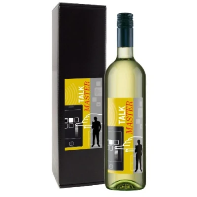 Abbildung von Bull &amp; Bear Wein Geschenk &quot;Talkmaster&quot;, Chardonnay 0,75 l, elegantes