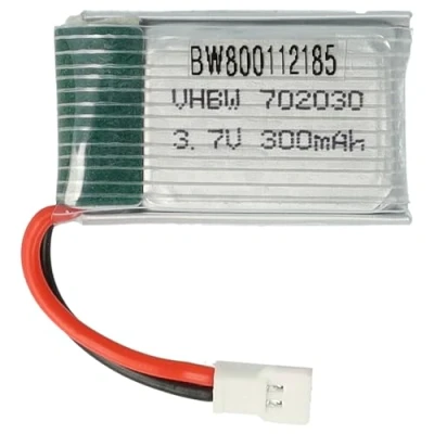 Abbildung von vhbw Li Polymer Akku 300mAh (3.7V) kompatibel mit Modellbau Drohne Revell Quadcopter Atomium 23986 Ersatz für 43935.