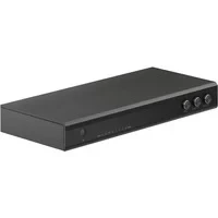Abbildung von goobay 58490 HDMI Umschaltbox mit Audio Ausgang/HDMI Verteiler unterstützt Auflösungen bis zu 4K@60Hz / Anschluss von 4x Quellgeräten an 1x Ausgabegerät wie,TV,PS5,Xbox und Kopfhörer