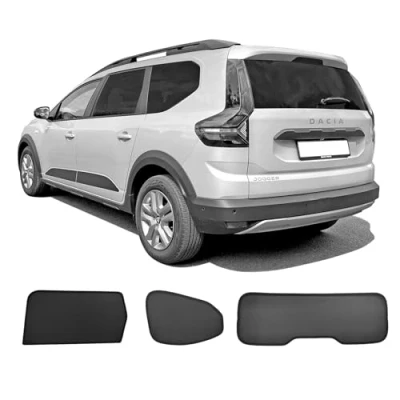 Abbildung von Sonniboy (Sonnenschutz) für die hinteren Seitenscheiben und Heckscheibe CLI10189ABC passend Dacia Jogger Van, TYP DJF, 5 Door, 2022