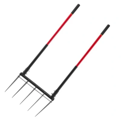 Abbildung von VEVOR 5 Zinken Grabegabel Broadfork Spatengabel Forke Gartengabel 510x320mm