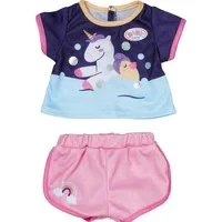 Abbildung von BABY born Pyjama mit Einhornmotiv für 43cm Puppen, 839256 Zapf Creation