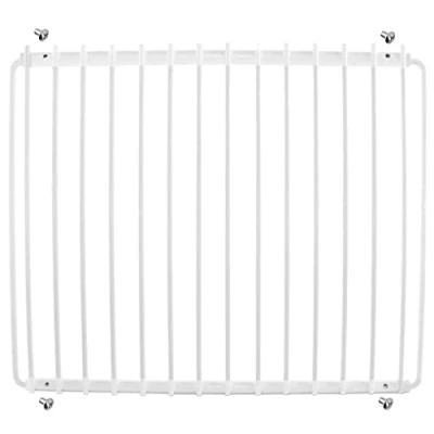 Abbildung von SPARES2GO Universelles Regal für Kühlschrank und Gefrierschrank, verstellbar, weiß, kunststoffbeschichtet, ausziehbare Arme (klein, 360 mm 560 x 320 mm)