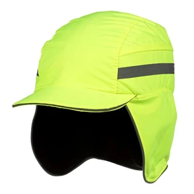 Abbildung von 3M™ First Base™ 3 Anstoßkappe 2021209, Winter, fluoreszierende Warnfarbe, Gelb, verkürzter Schirm, 55 mm