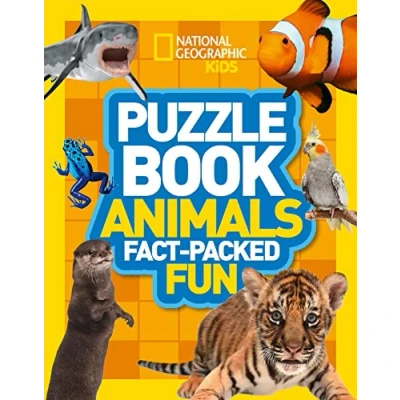Abbildung von Puzzle Book Animals: Brain tickling quizzes, sudokus, crosswords and wordsearches (National Geographic Kids)