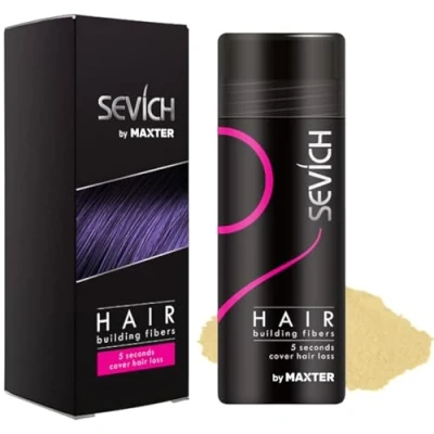 Abbildung von Streuhaar zur Haarverdichtung Schütthaar, um den Haarmangel sofort zu verbergen Haarpuder 100% natürlicher Baumwolle für Männer und Frauen (Hellblond 25g)