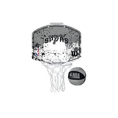 Abbildung von Wilson MINI Basketballkorb NBA TEAM HOOP, SAN ANTONIO SPURS, Kunststoff