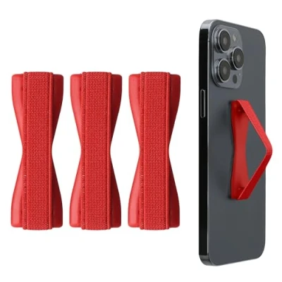 Abbildung von kwmobile Smartphone Fingerhalter 3 Set Fingerhalter, (1 tlg., Handy Halter Griff Halterung Einhandbedienung 3x Handyhalter)