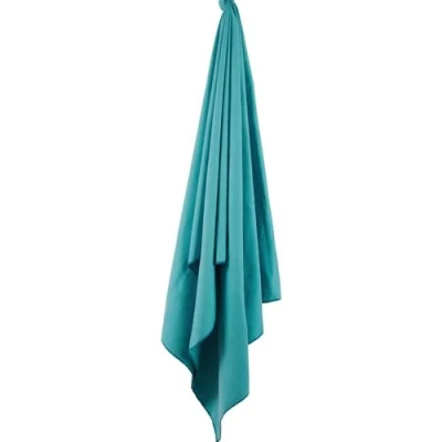 Abbildung von Lifeventure Recycelte Weichfaser Reisehandtuch Kompaktes, leichtes, schnelltrocknendes Sport und Strandhandtuch, sandfreies Design, Grau