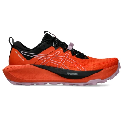 Abbildung von Asics Geltrabuco 13 Laufschuh Trail, Damen, Größe: 40.5, Nova orange/light ube Schuhe