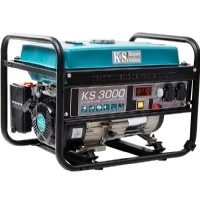 Abbildung von Könner &amp; Söhnen Stromerzeuger KS 3000, 3,00 in kW, (Packung, 1 tlg., 7 PS 4 Takt Benzinmotor), 230V Generator, für Kleinhaus, Garage oder Camping