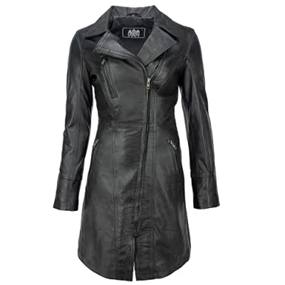 Abbildung von URBAN 5884 Damen Janice Frauen elegante Mantel 107, Schwarz, XXL EU