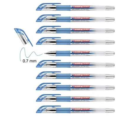 Abbildung von edding 2185 gelpen blauw 10ST 0,7 mm / 4 2185003