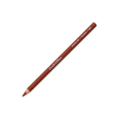 Abbildung von Conté a Paris 2107 Pastellstifte mit hoher Lichtechtheit aus hochwertigen Pigmente für Skizzen und Portraits, Ø Mine 5mm, Stift 8,5mm Rotbraun