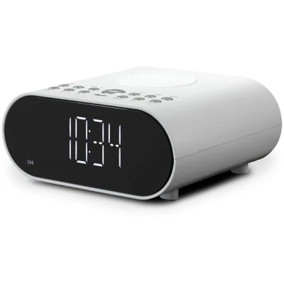 Abbildung von Roberts Ortus Charge Radiowecker Dab+/FM/Bluetooth mit Qi Ladegerät, Weiß