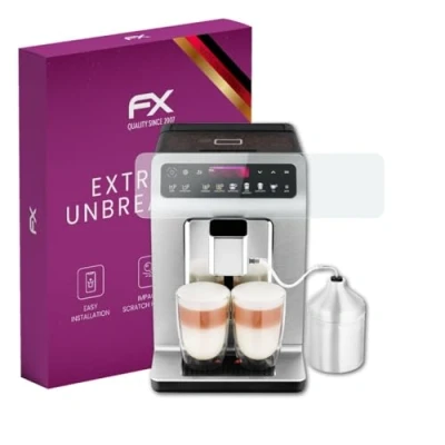 Abbildung von atFoliX Glasfolie kompatibel mit Krups Evidence Plus EA894T Panzerfolie, 9H Hybrid Glass FX Schutzpanzer Folie
