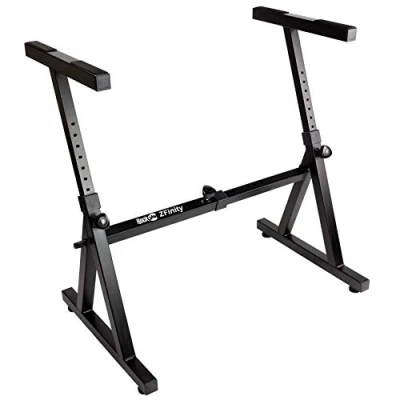 Abbildung von RockJam Heavy Duty Z Style Keyboard Stand for Digital Pianos and Electronic Keyboards Black