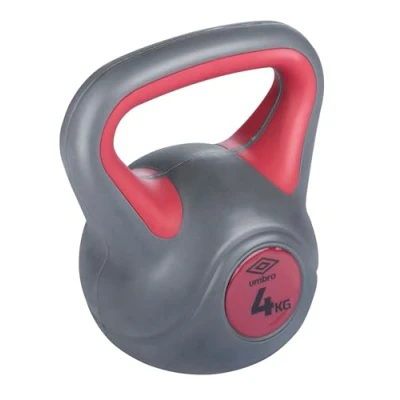 Abbildung von Umbro Kettlebell 4kg Einstiegsgewicht weiblich Rehabilitation Kunststoffgewicht Rot
