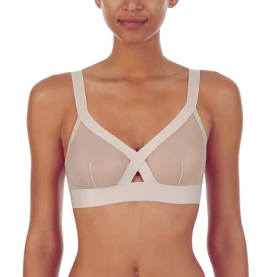 Abbildung von DKNY Damen Bralette BH mit Softcup Motiv, Cashmere, Medium