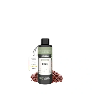 Abbildung von alphazoo Leinöl für Hunde 100 ml