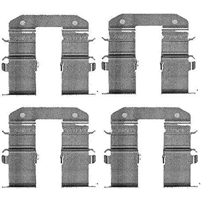 Abbildung von HELLA 8DZ 355 203 351 Zubehörsatz, Scheibenbremsbelag KIA: cee‘d I Kombi, Sportage II, RIO 3, HYUNDAI: i30 Schrägheck, ix35, Kombi