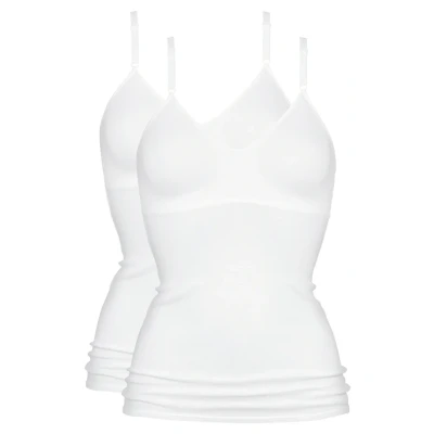 Abbildung von mey 2ER PACK Noblesse Unterhemd/shirt, Damen, Größe: 40, Weiß