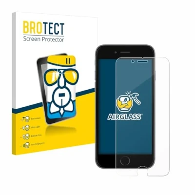 Abbildung von BROTECT Schutzglas für Apple iPhone 6S Schutzfolie Panzer Folie Glas [Extrem Kratzfest 9H, Anti Fingerprint, Ultra Transparent]