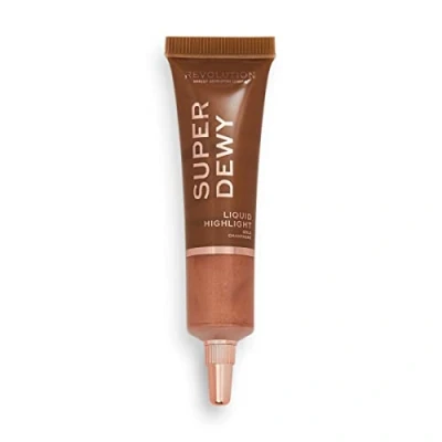 Abbildung von Makeup Revolution Superdewy Liquid Highlighter Highlighter, Damen, Größe: 15 ml, Gold lights