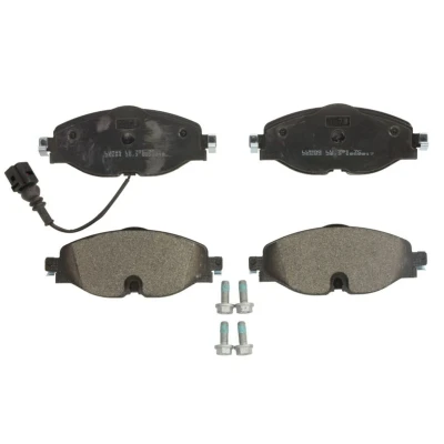 Abbildung von BRECK 25683 00 701 Bremsbelagsatz exkl. Verschleißwarnkontakt mit Bremssattelschrauben SKODA: Superb III Kombi, Octavia 3 Combi, Kodiaq