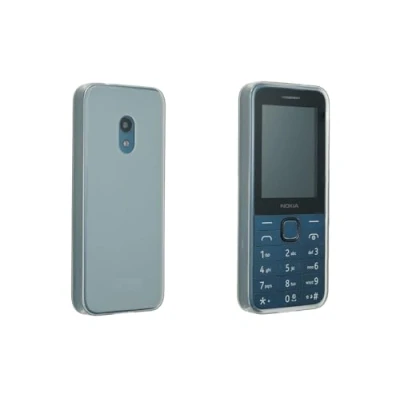 Abbildung von caseroxx Schutz Hülle TPU kompatibel mit Nokia 225 4G (2024), Gummi Handy Tasche transparent