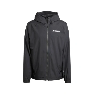 Abbildung von Adidas Terrex Regenjacke / wasserabweisende Jacke black black, Herren, Größe: XS,