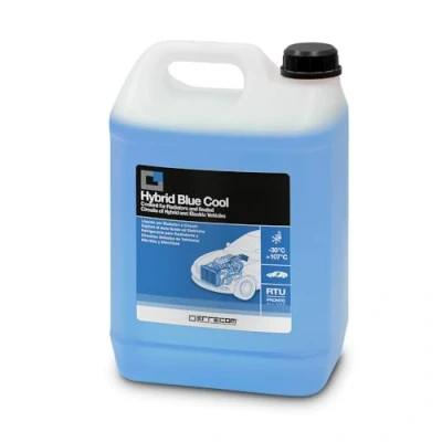 Abbildung von ERRECOM Hybrid Blue Cool, Kühlerflüssigkeit für und Elektrofahrzeuge 30C/+107C, Frostschutzmittel mit Oat Inhibitor Paket Phosphaten, gebrauchsfertig, 5 Liter