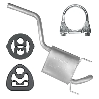 Abbildung von Endschalldämpfer Auspuff Endtopf für Mercedes C C180 C200 W202 T202 1.8 2.0i 2.0 D