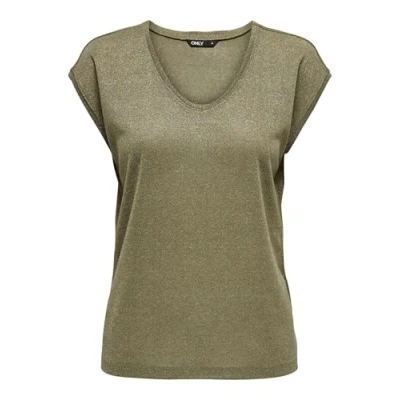 Abbildung von ONLY T Shirt Onlsilvery (1 tlg) Weiteres Detail, Plain/ohne Details