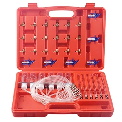 Abbildung von DAYUAN Diesel Rücklaufmengen Tester CDI Common rail Injector Prüfer Prüfgerät Injektoren mit 24 Adapter und neu