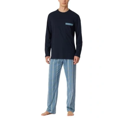 Abbildung von Schiesser Comfort SET Nachtwäsche Set, Herren, Größe: 48, Admiral